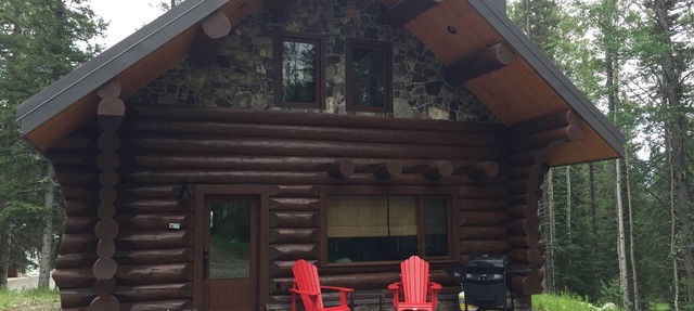 Cabin1 - A beautiful log cabin in the heart of the Canadian Rocky Mountains in Nordegg
