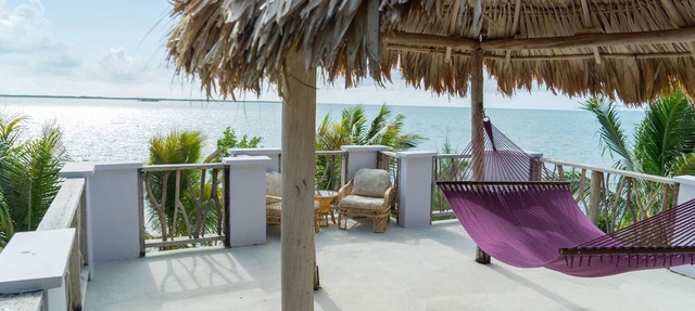 Spectacular Ocean Views Cabana w/Private Roof Patio - A/C Included in Dangriga