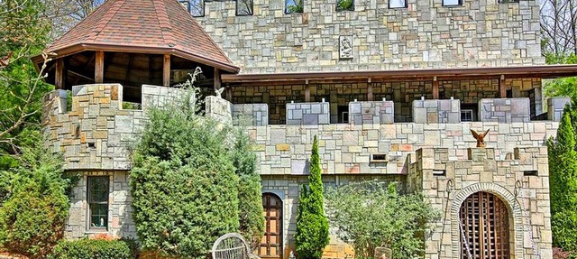 Whimsical Castle Rental for Unique Getaway in Blue Ridge Mountains, North Carolina in Murphy