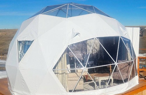 Medicine Hat RV Rental | Tranquil Dome on the Calm Prairies of Alberta, Canada, near Medicine Hat and Redcliff